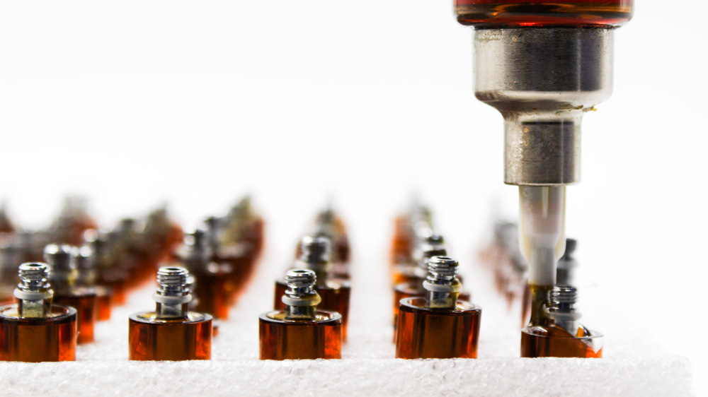 T-Pen Cartridges being filled