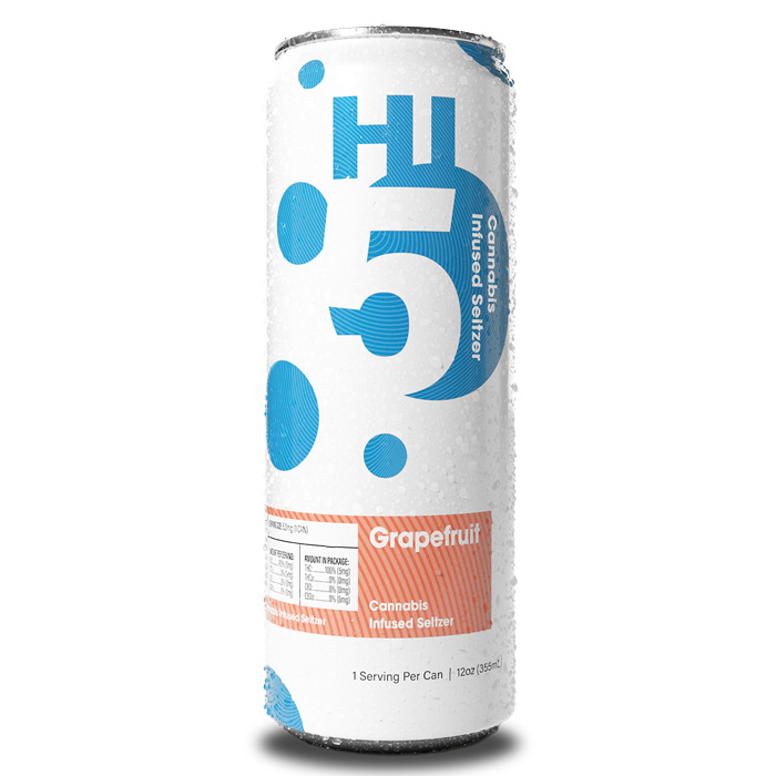 Hi5 Grapefruit flavor in a can
